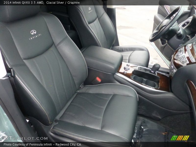 Glacial Silver / Graphite 2014 Infiniti QX60 3.5 AWD