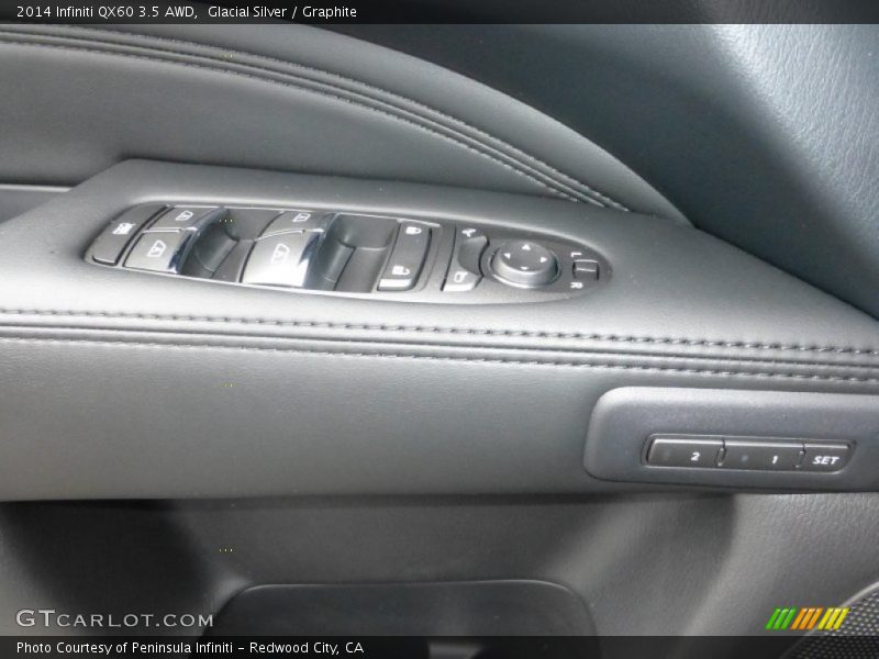 Glacial Silver / Graphite 2014 Infiniti QX60 3.5 AWD