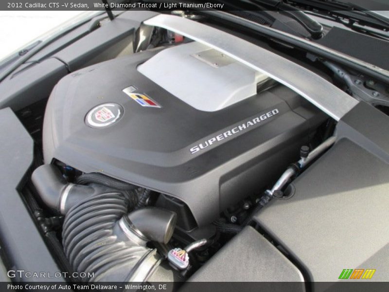 White Diamond Tricoat / Light Titanium/Ebony 2012 Cadillac CTS -V Sedan