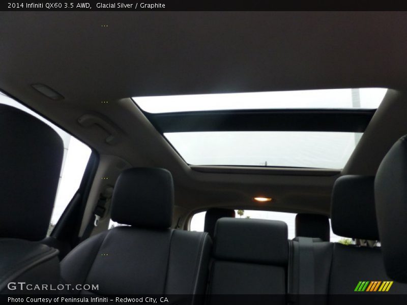 Glacial Silver / Graphite 2014 Infiniti QX60 3.5 AWD