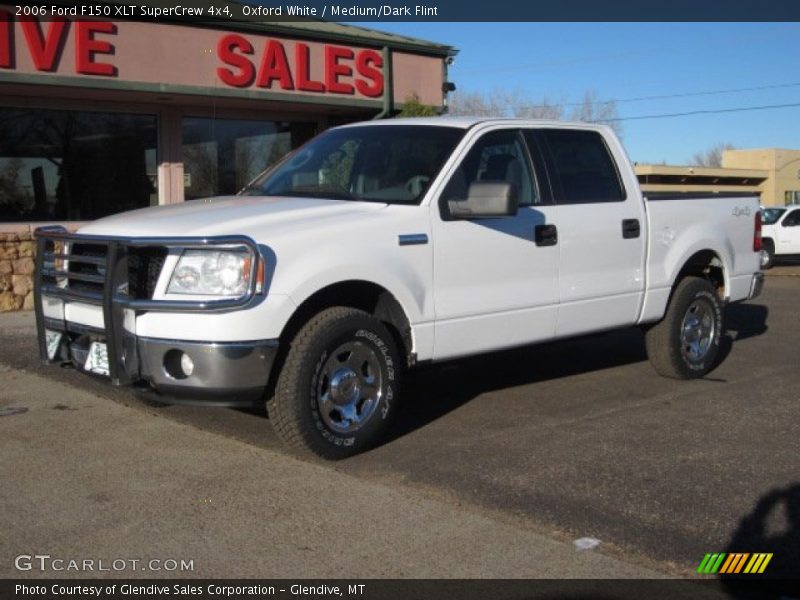 Oxford White / Medium/Dark Flint 2006 Ford F150 XLT SuperCrew 4x4