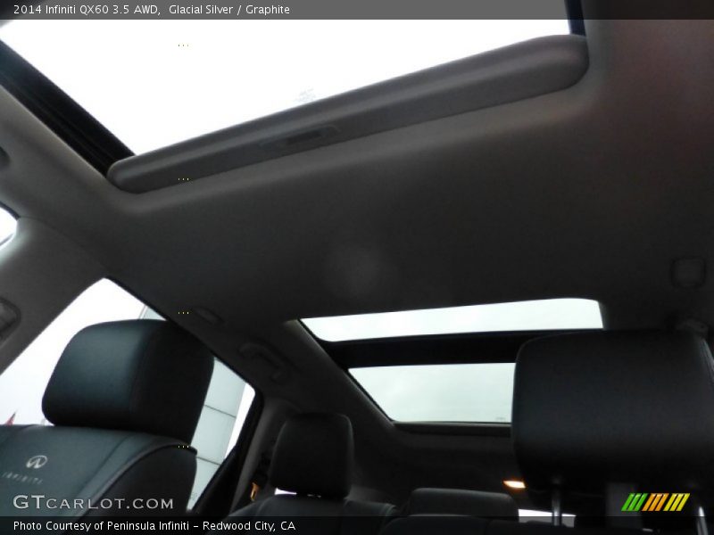 Glacial Silver / Graphite 2014 Infiniti QX60 3.5 AWD
