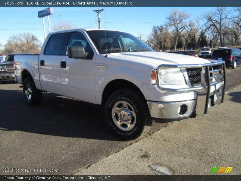 Oxford White / Medium/Dark Flint 2006 Ford F150 XLT SuperCrew 4x4