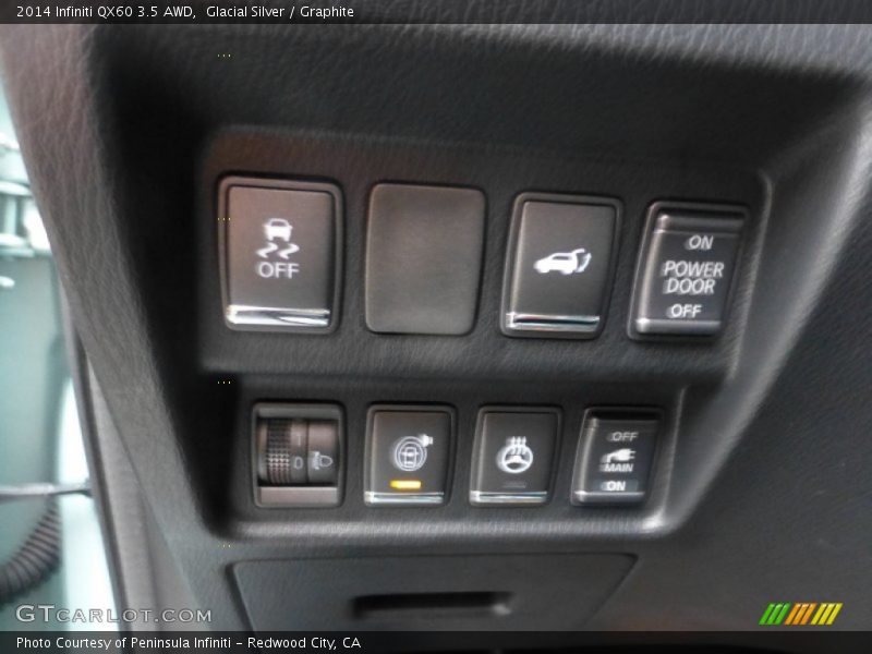 Glacial Silver / Graphite 2014 Infiniti QX60 3.5 AWD
