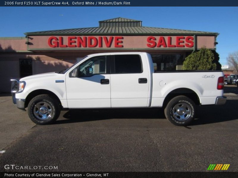 Oxford White / Medium/Dark Flint 2006 Ford F150 XLT SuperCrew 4x4