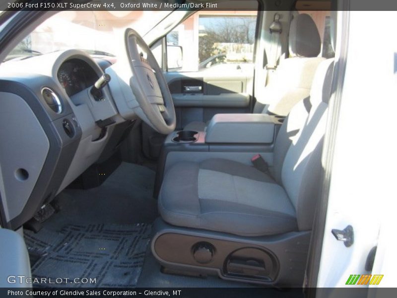 Oxford White / Medium/Dark Flint 2006 Ford F150 XLT SuperCrew 4x4