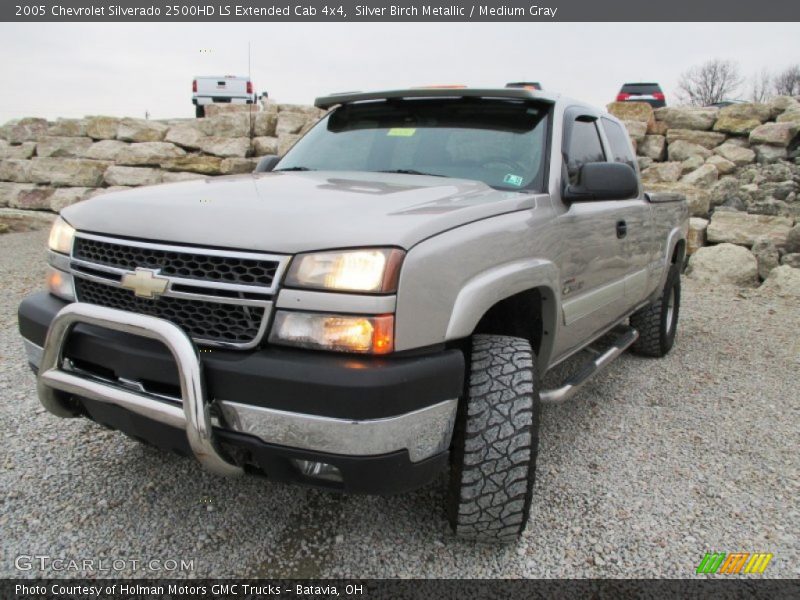Silver Birch Metallic / Medium Gray 2005 Chevrolet Silverado 2500HD LS Extended Cab 4x4