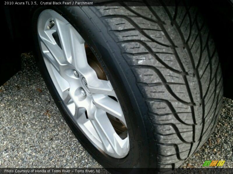 Crystal Black Pearl / Parchment 2010 Acura TL 3.5