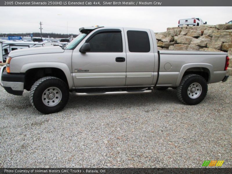 Silver Birch Metallic / Medium Gray 2005 Chevrolet Silverado 2500HD LS Extended Cab 4x4