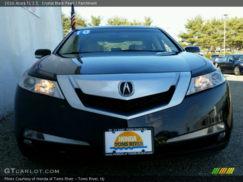 Crystal Black Pearl / Parchment 2010 Acura TL 3.5