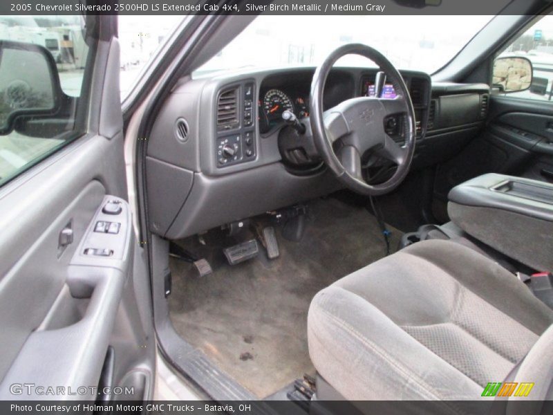 Silver Birch Metallic / Medium Gray 2005 Chevrolet Silverado 2500HD LS Extended Cab 4x4