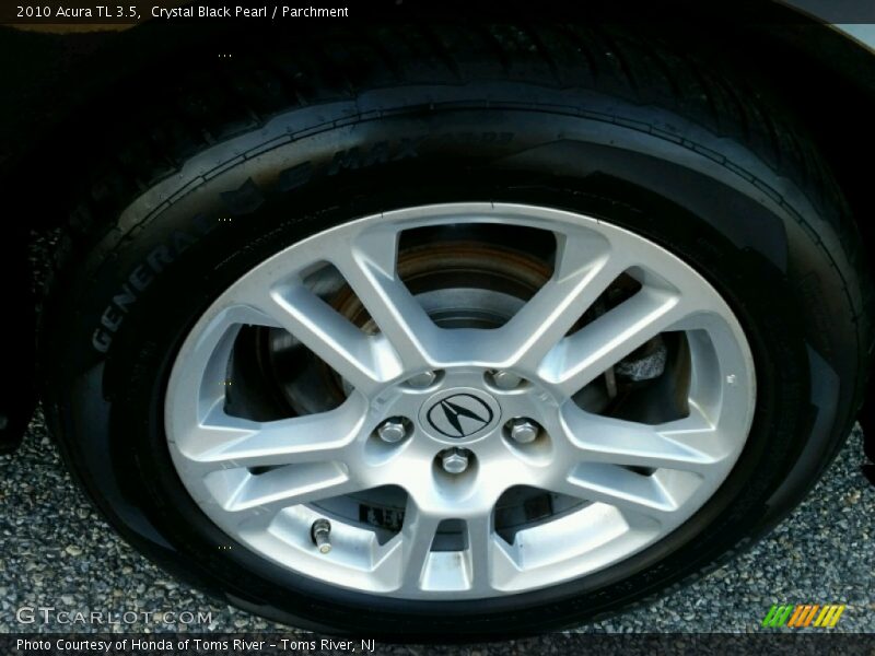 Crystal Black Pearl / Parchment 2010 Acura TL 3.5