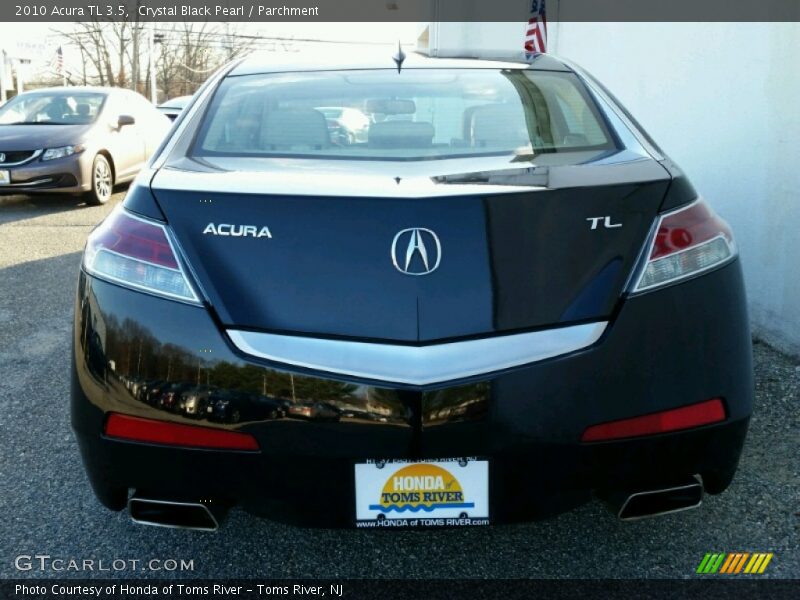 Crystal Black Pearl / Parchment 2010 Acura TL 3.5