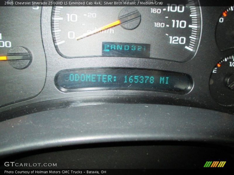 Silver Birch Metallic / Medium Gray 2005 Chevrolet Silverado 2500HD LS Extended Cab 4x4