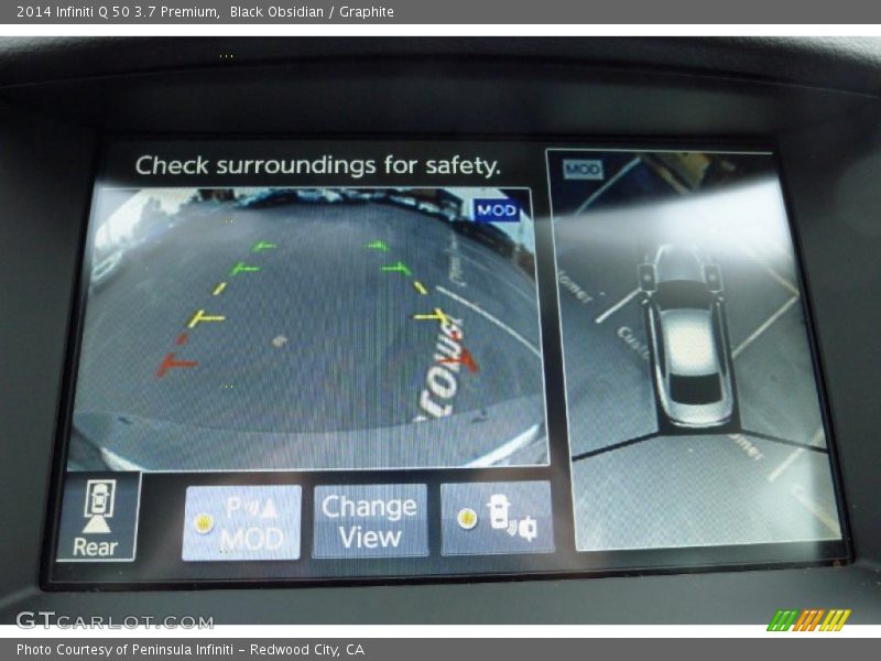 Black Obsidian / Graphite 2014 Infiniti Q 50 3.7 Premium