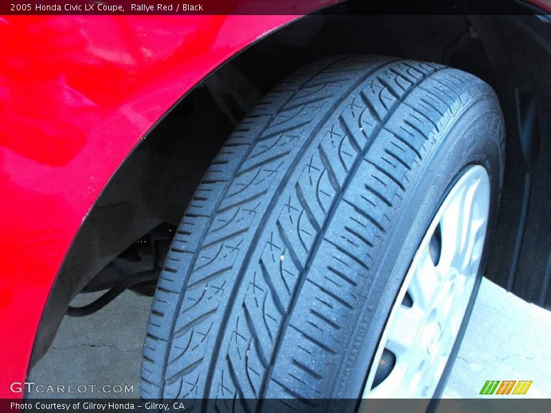 Rallye Red / Black 2005 Honda Civic LX Coupe