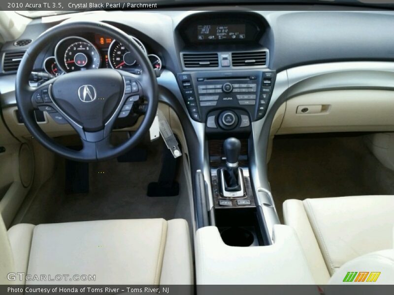 Crystal Black Pearl / Parchment 2010 Acura TL 3.5