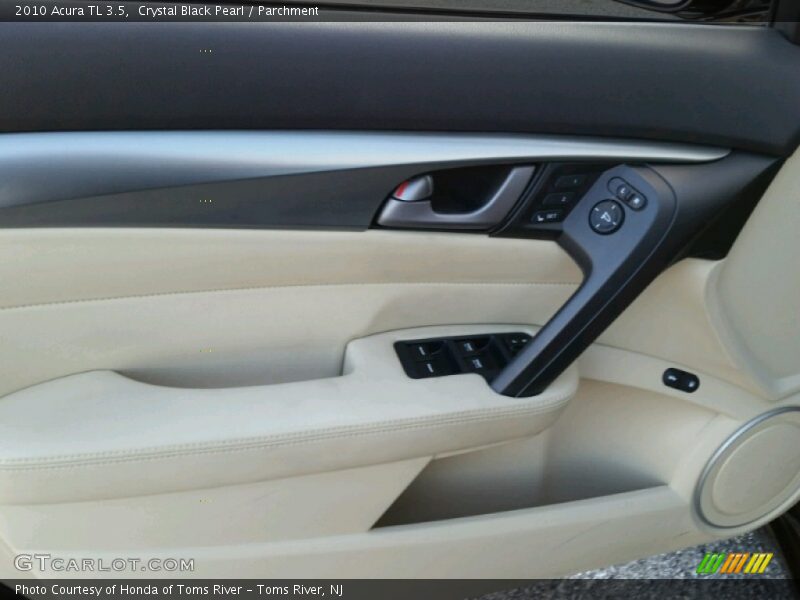 Crystal Black Pearl / Parchment 2010 Acura TL 3.5