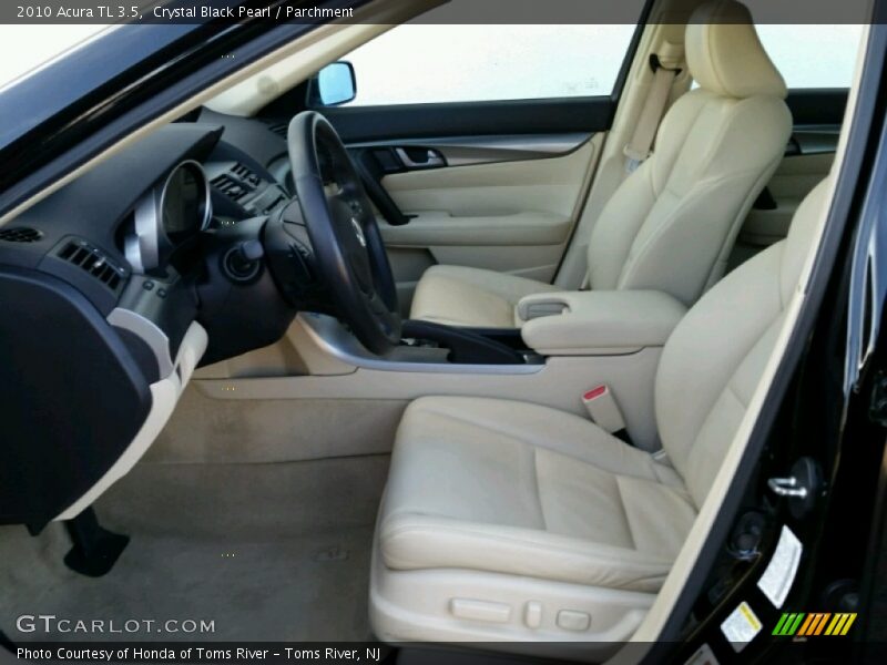 Crystal Black Pearl / Parchment 2010 Acura TL 3.5