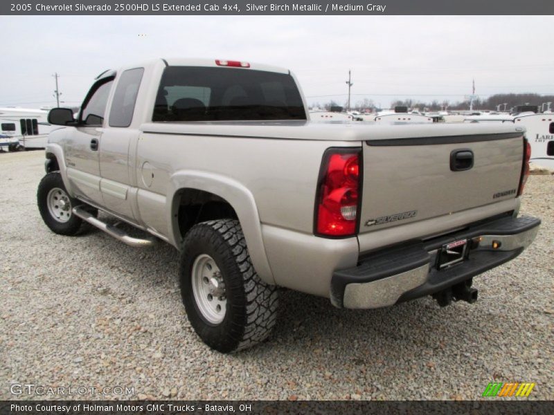 Silver Birch Metallic / Medium Gray 2005 Chevrolet Silverado 2500HD LS Extended Cab 4x4