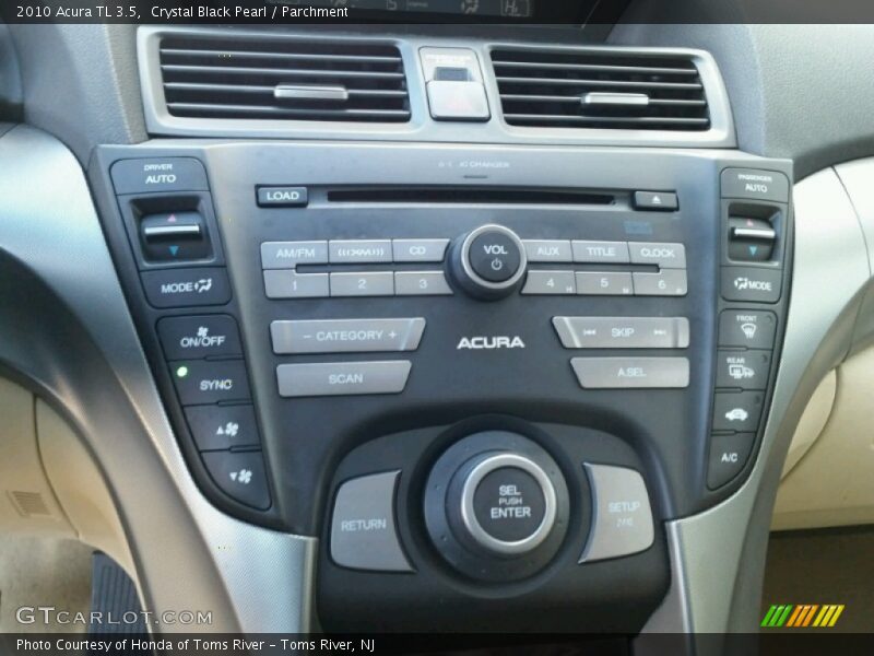 Crystal Black Pearl / Parchment 2010 Acura TL 3.5