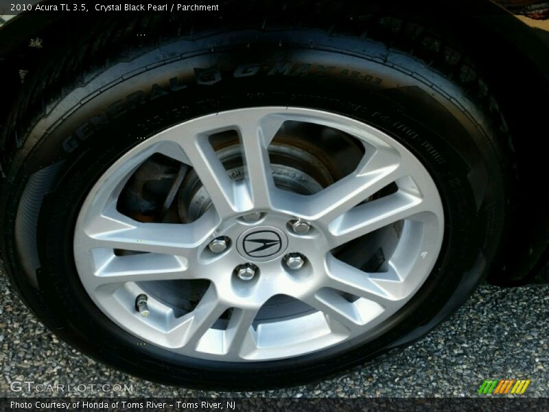 Crystal Black Pearl / Parchment 2010 Acura TL 3.5