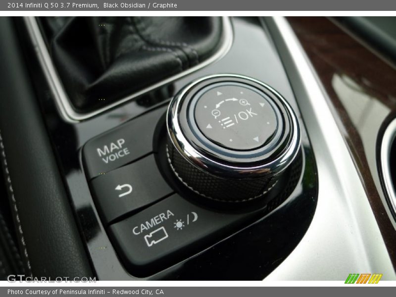 Black Obsidian / Graphite 2014 Infiniti Q 50 3.7 Premium