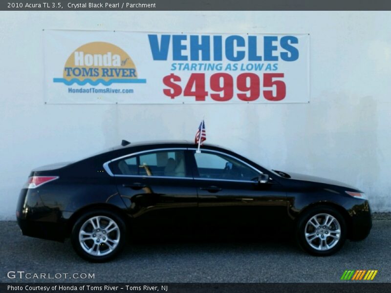 Crystal Black Pearl / Parchment 2010 Acura TL 3.5