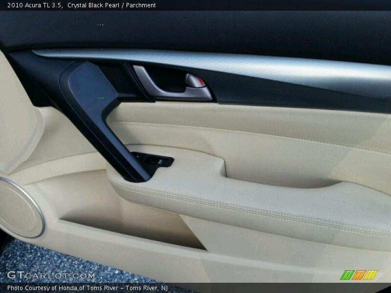 Crystal Black Pearl / Parchment 2010 Acura TL 3.5
