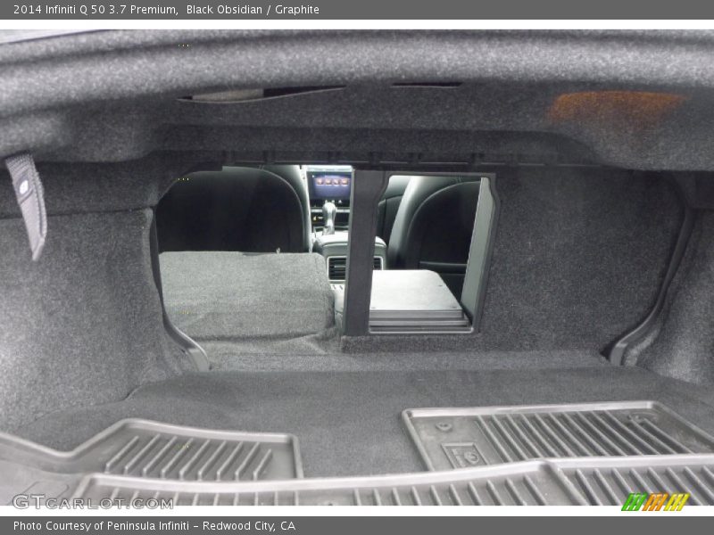 Black Obsidian / Graphite 2014 Infiniti Q 50 3.7 Premium