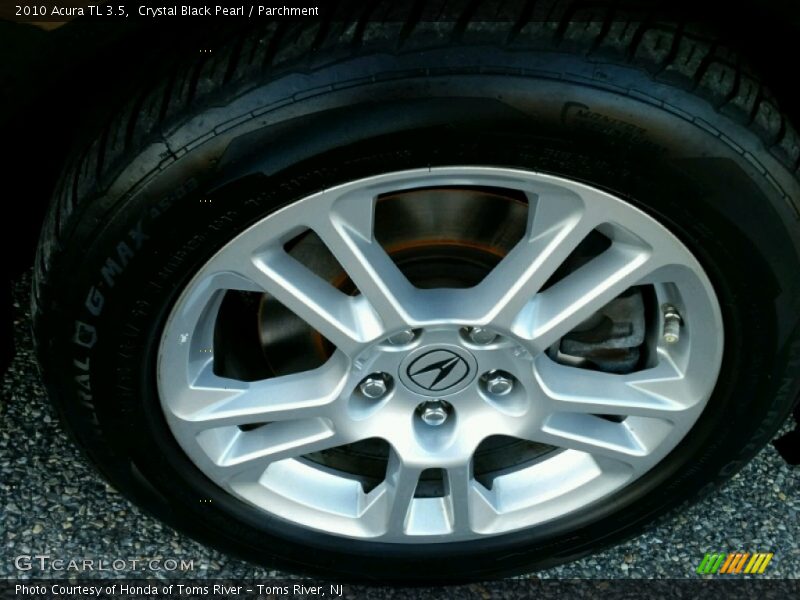 Crystal Black Pearl / Parchment 2010 Acura TL 3.5