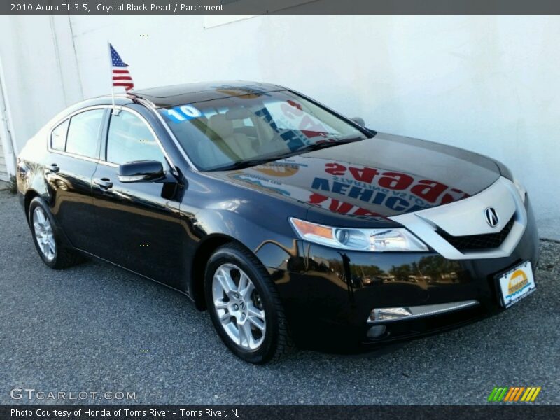 Crystal Black Pearl / Parchment 2010 Acura TL 3.5