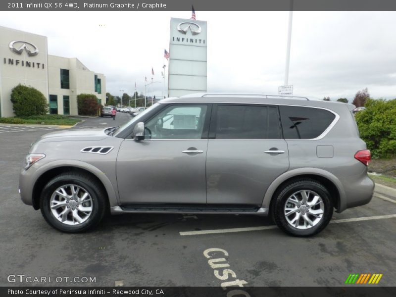 Platinum Graphite / Graphite 2011 Infiniti QX 56 4WD