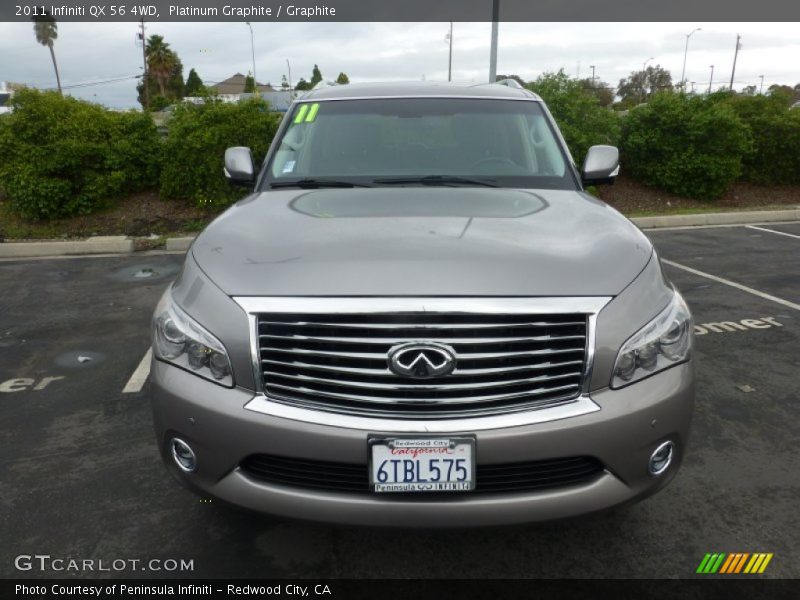 Platinum Graphite / Graphite 2011 Infiniti QX 56 4WD