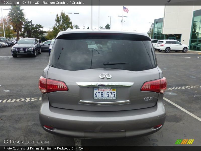 Platinum Graphite / Graphite 2011 Infiniti QX 56 4WD