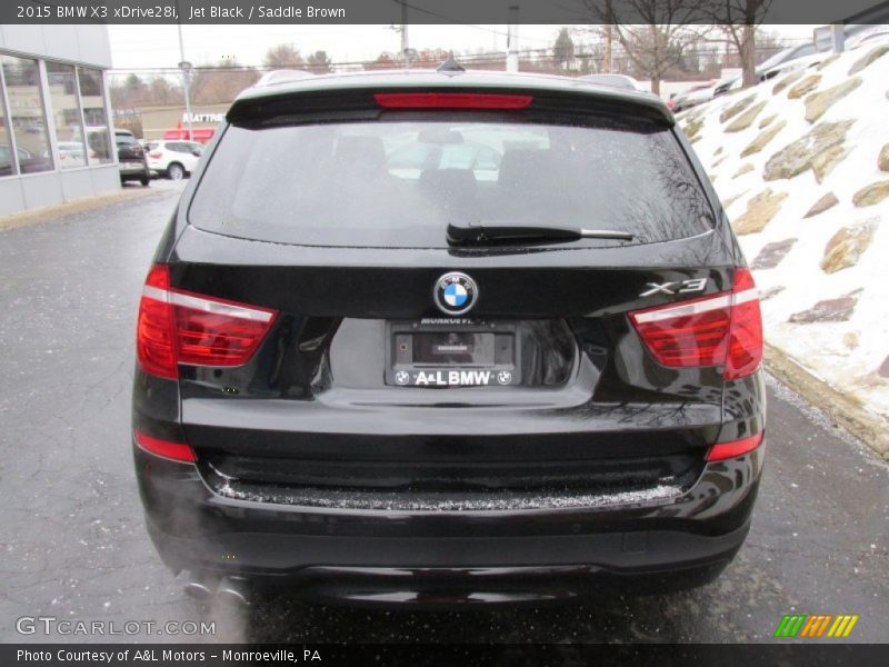 Jet Black / Saddle Brown 2015 BMW X3 xDrive28i