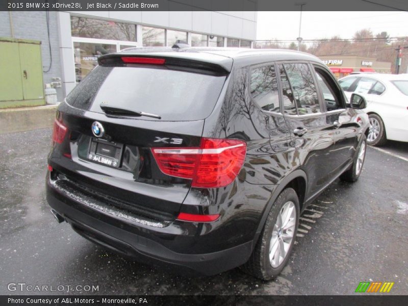 Jet Black / Saddle Brown 2015 BMW X3 xDrive28i