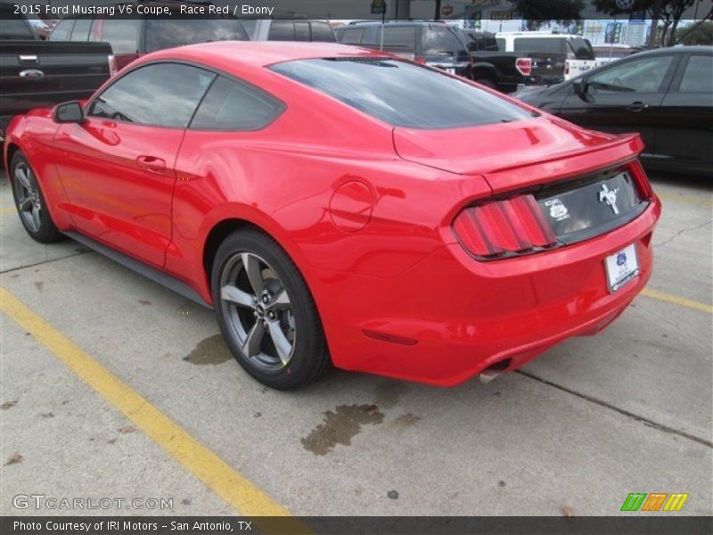 Race Red / Ebony 2015 Ford Mustang V6 Coupe
