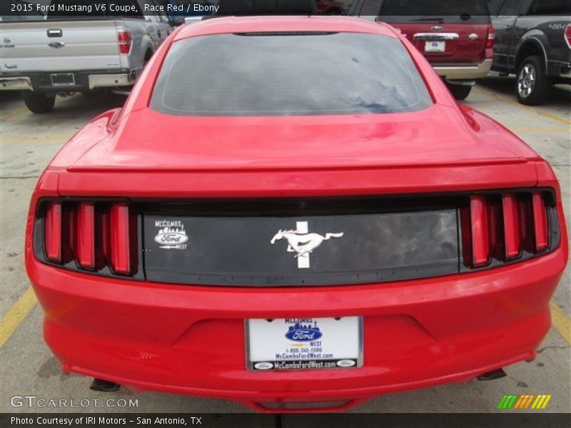 Race Red / Ebony 2015 Ford Mustang V6 Coupe
