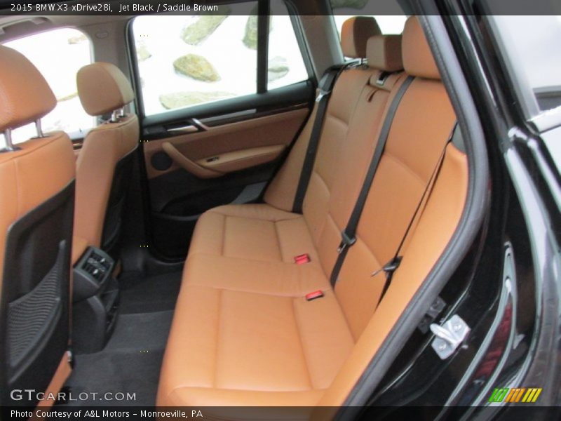 Jet Black / Saddle Brown 2015 BMW X3 xDrive28i