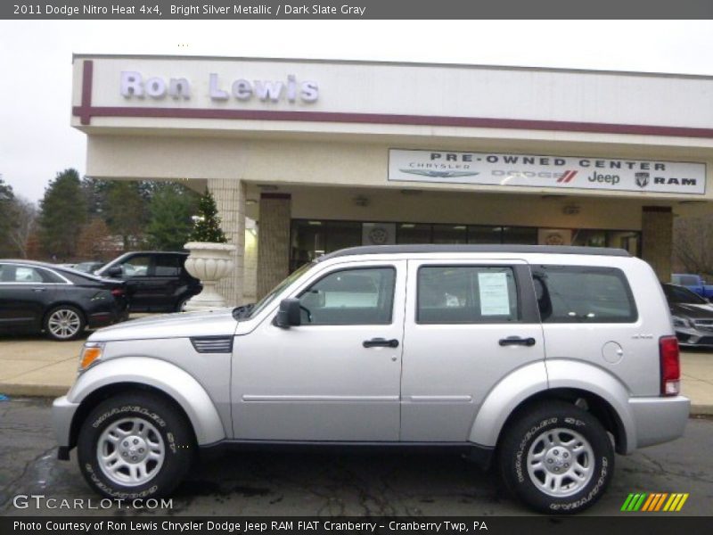 Bright Silver Metallic / Dark Slate Gray 2011 Dodge Nitro Heat 4x4