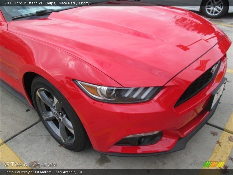 Race Red / Ebony 2015 Ford Mustang V6 Coupe