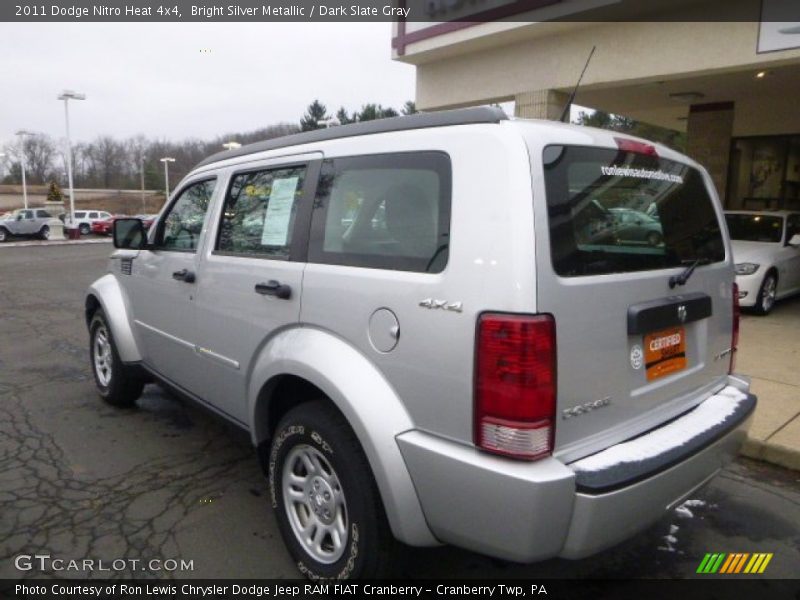 Bright Silver Metallic / Dark Slate Gray 2011 Dodge Nitro Heat 4x4