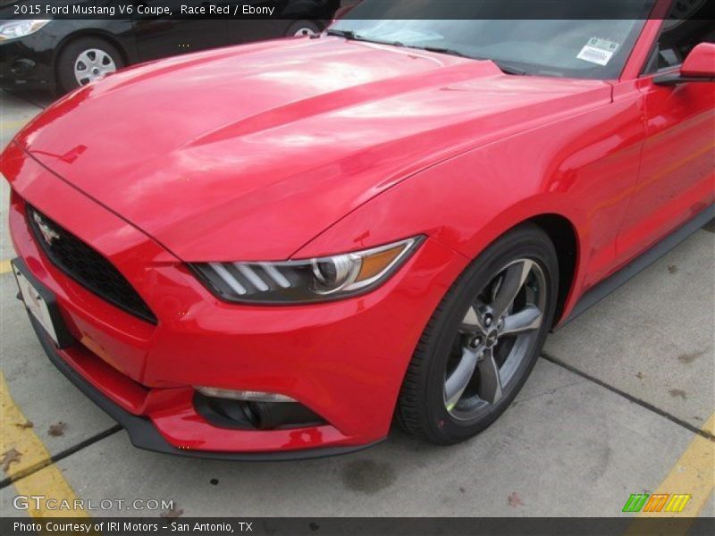 Race Red / Ebony 2015 Ford Mustang V6 Coupe