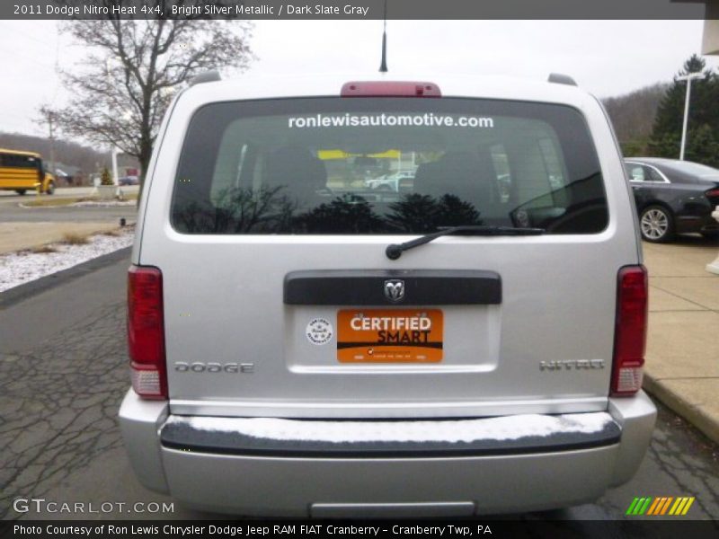 Bright Silver Metallic / Dark Slate Gray 2011 Dodge Nitro Heat 4x4