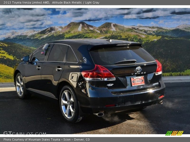 Attitude Black Metallic / Light Gray 2013 Toyota Venza Limited AWD