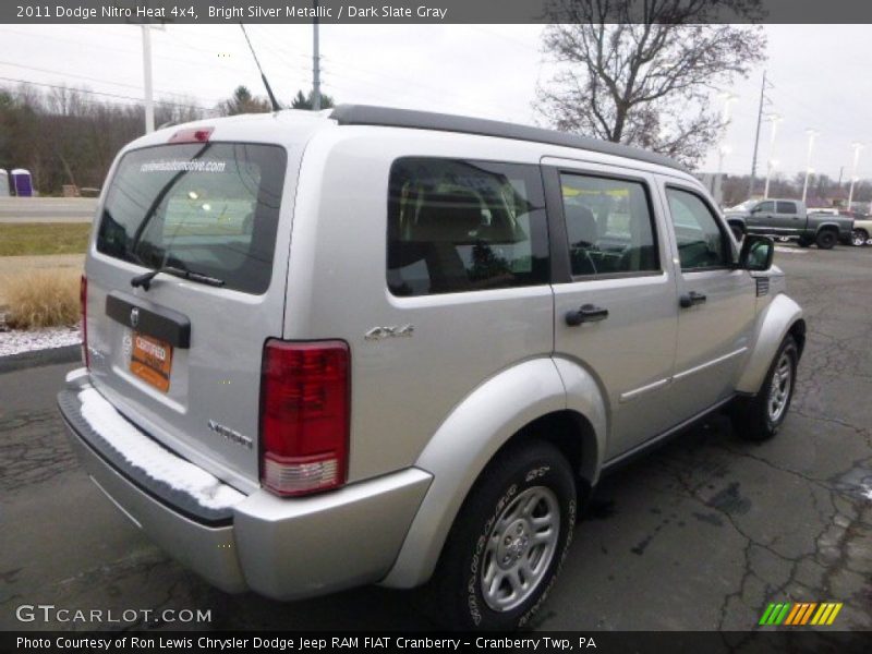 Bright Silver Metallic / Dark Slate Gray 2011 Dodge Nitro Heat 4x4