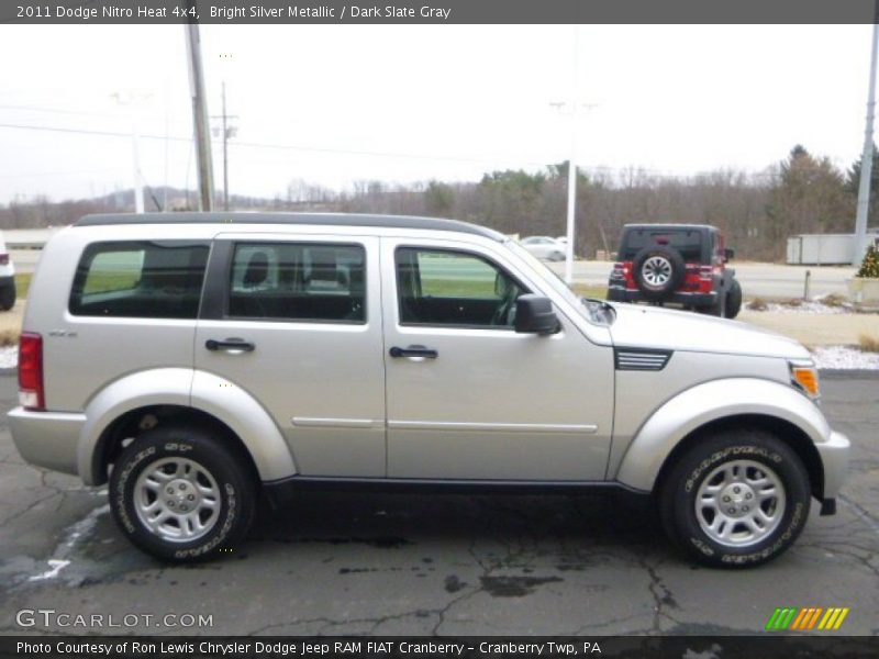 Bright Silver Metallic / Dark Slate Gray 2011 Dodge Nitro Heat 4x4