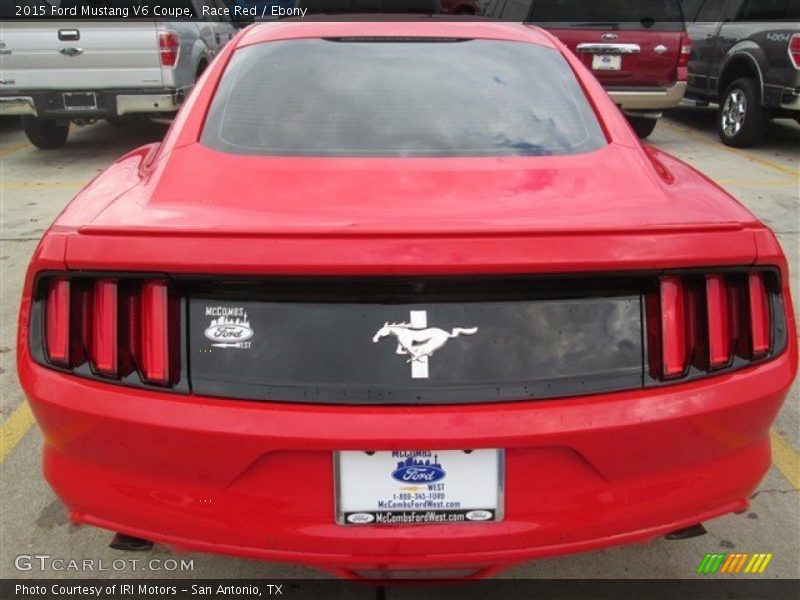 Race Red / Ebony 2015 Ford Mustang V6 Coupe