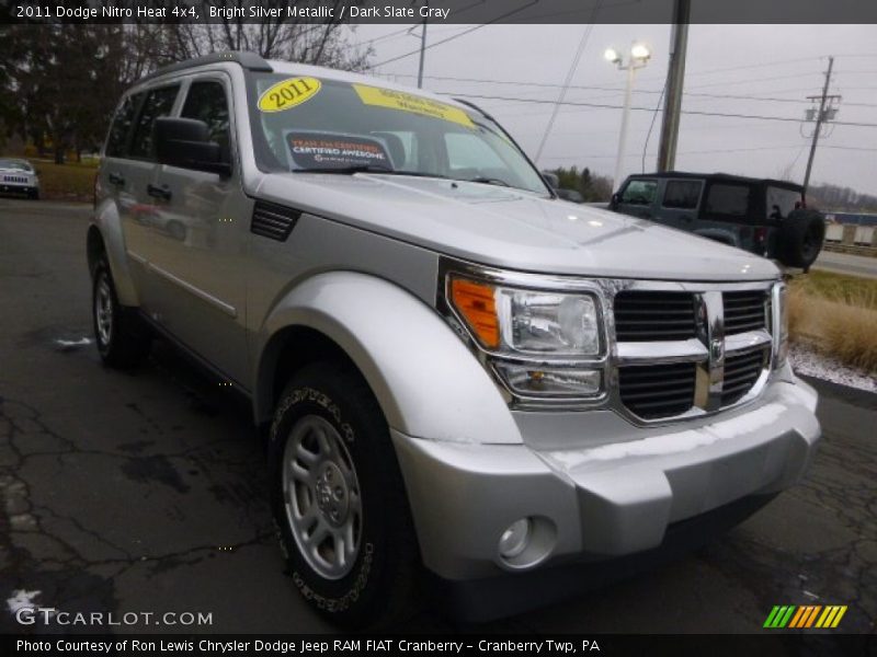 Bright Silver Metallic / Dark Slate Gray 2011 Dodge Nitro Heat 4x4